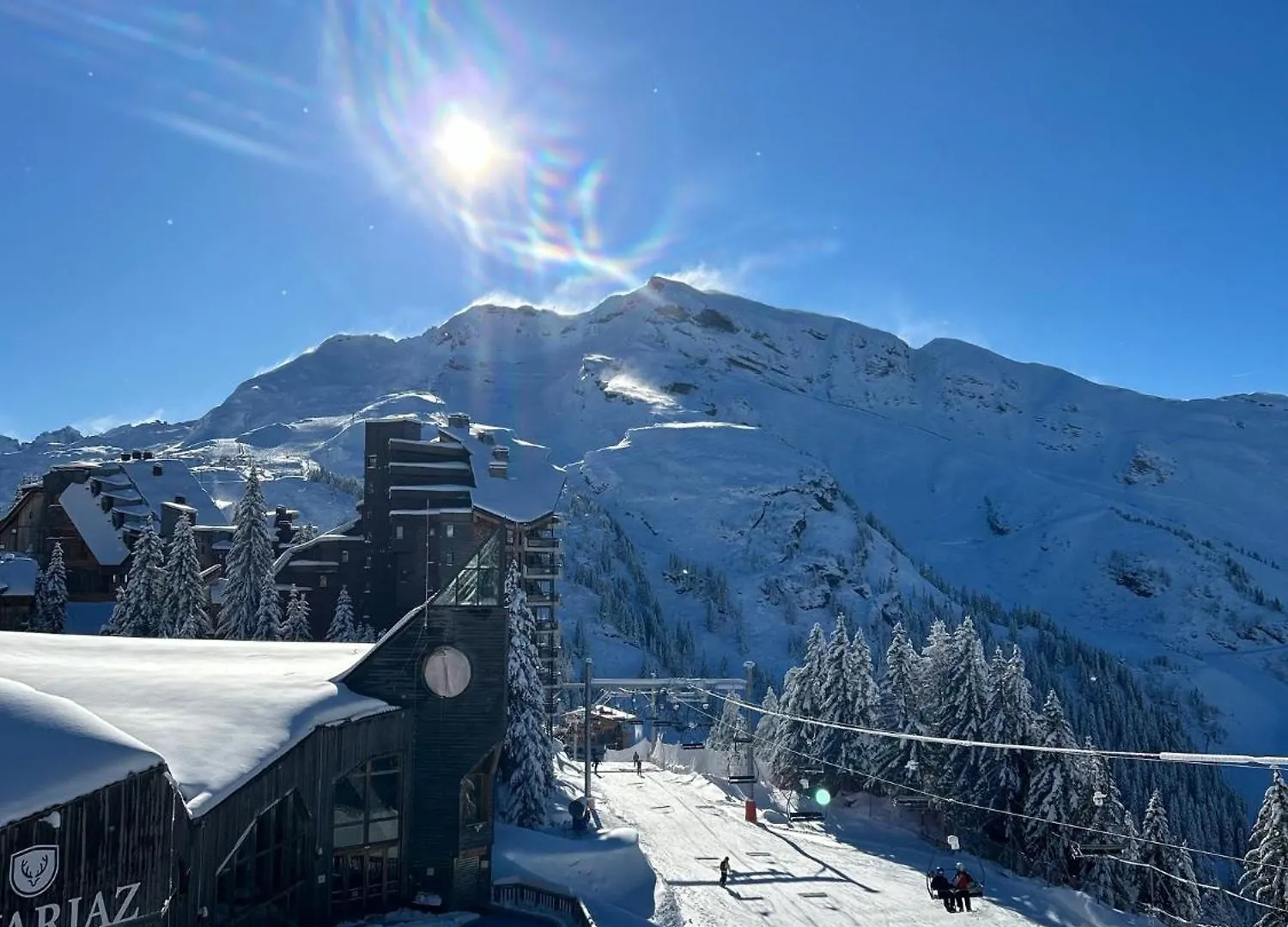 Deux Pieces Chaleureux Vue Imprenable Residence Datcha Au Pied Des Pistes 아보리아